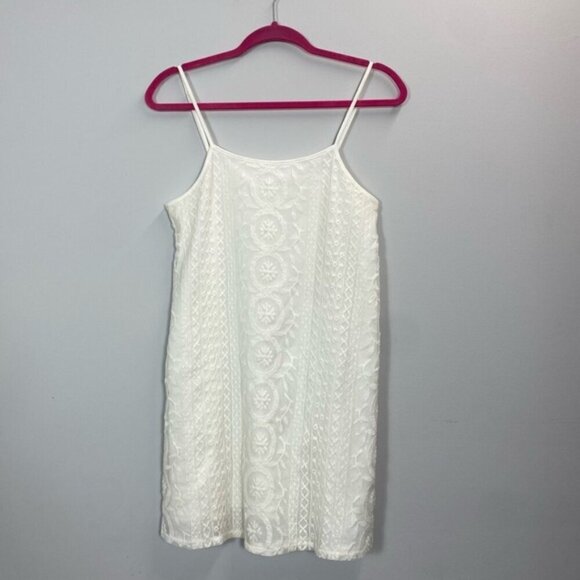 Garage Cream Lace Mini Dress Size Small - Picture 1 of 5